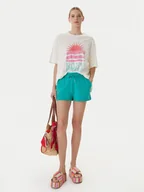 Koszulki i topy damskie - Billabong T-Shirt Sun Chasing EBJZT00581 Czarny Loose Fit - miniaturka - grafika 1