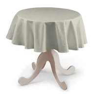 Obrusy i serwetki - Dekoria Obrus okrągły melanż szaro-beżowy 135 cm Loneta 415-133-65 - miniaturka - grafika 1