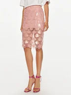 Spódnice - ROTATE Spódnica ołówkowa Dula 1134461922 Różowy Slim Fit - miniaturka - grafika 1
