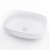 Umywalki - Umywalka nablatowa Solid Vegas matowa 42x12.5x30 cm - miniaturka - grafika 1