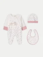 Komplety dla niemowląt - Mayoral Komplet dziecięcy 9516 Biały - miniaturka - grafika 1