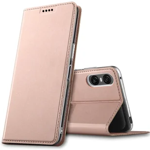 Pokrowiec na telefon komórkowy Sony Xperia 10 VI Book Etui ochronne Slim Flip Cover Case - Etui i futerały do telefonów - miniaturka - grafika 1