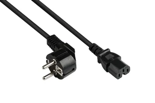 Alcasa P0150-S050 kabel zasilające Czarny 5 m Wtyczka zasilająca typu E+F C15 panel - Kable komputerowe i do monitorów - miniaturka - grafika 1