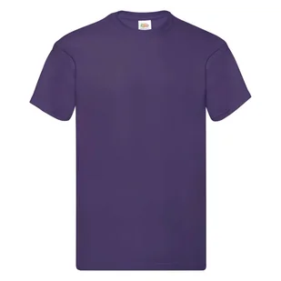 Koszulka męska Original Fruit of the Loom Fioletowy 3XL - Koszulki męskie - miniaturka - grafika 1