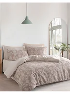 Pościel - Elizabed Komplet pościeli w kolorze jasnobrązowym - miniaturka - grafika 1