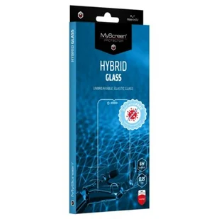 MYSCREEN Szkło hybrydowe HybridGlass BacteriaFree do Apple iPhone 12 Mini - Szkła hartowane na telefon - miniaturka - grafika 1