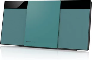 Panasonic SC-HC304EG-G Design stereo z cyfrowym DAB+ (Bluetooth, UKW, CD, Micro- o mocy 20 W RMS) petrol SC-HC304EG-G - Wieże - miniaturka - grafika 1