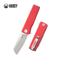 Noże - Nóż składany Kubey Sailor Red G10, Stonewashed 14C28N by Sekira Sochi (KU317L) - miniaturka - grafika 1