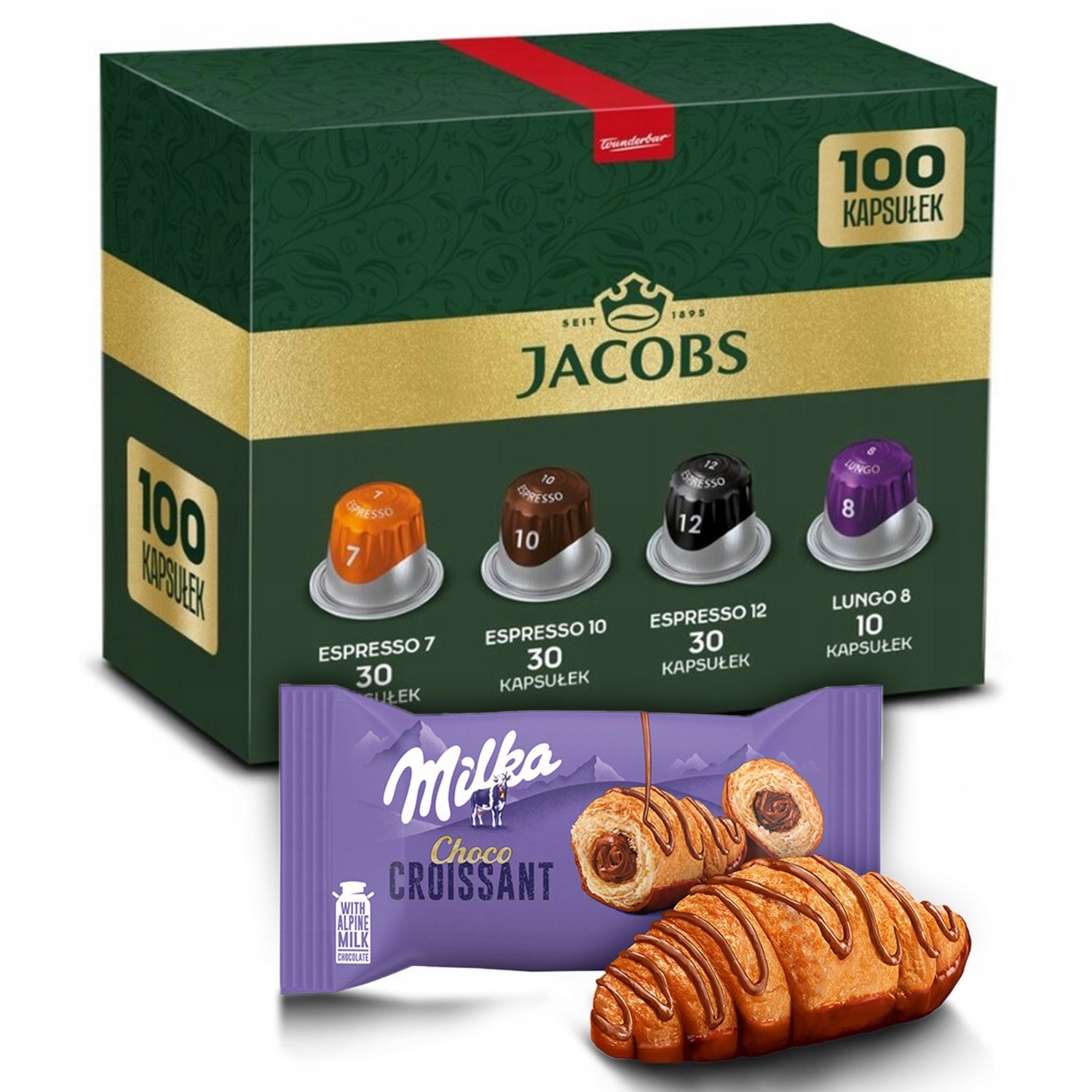 Kapsułki Jacobs mix kawa w kapsułkach do Nespresso(r)* 80+20 kaw Gratis!
