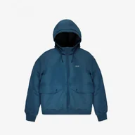 Kurtki męskie - Męska kurtka zimowa bomberka Gegito Bomber Jacket - turkusowa - PROSTO - miniaturka - grafika 1