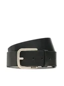 Paski - Boss Pasek Męski Janni 50491903 Czarny - miniaturka - grafika 1