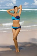 Stroje kąpielowe - Kostium kąpielowy Liliana Atene-Mare M-259 Granatowo-niebieski (23) (Rozmiar S) - miniaturka - grafika 1