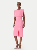 Sukienki - Rinascimento Sukienka koktajlowa CFC0127570003 Różowy Slim Fit - miniaturka - grafika 1