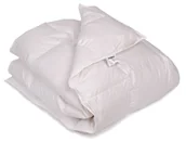 Kołdry - KOŁDRA PUCHOWA KASETOWA 140/200 NATURAL BIAŁA PIÓREX - miniaturka - grafika 1