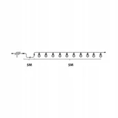 Girlandy - Girlanda solarna żarówki Usb 10 x Led IP44 5 m - miniaturka - grafika 1
