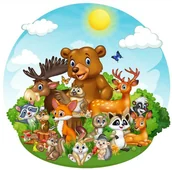 Pomoce naukowe - Leśne Zwierzęta grupa - miniaturka - grafika 1