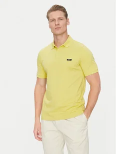Calvin Klein Polo K10K111196 Żółty Slim Fit - Koszulki męskie - miniaturka - grafika 1
