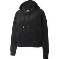 Bluzy sportowe damskie - Bluza dresowa damska Puma HER VELOUR - miniaturka - grafika 1
