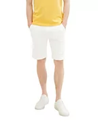 Spodenki damskie - TOM TAILOR Męskie szorty dresowe Basic, 10332 – Off White, M - miniaturka - grafika 1