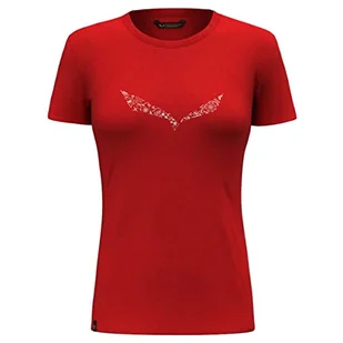 Salewa Solidlogo Dri-Release® T-shirt damski, Flame, 2XL, Flame, XXL - Koszulki i topy damskie - miniaturka - grafika 1
