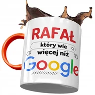 Kubki - Kubek Pomarańczowy dla Rafała Kolegi Prezent z Nadrukiem ze Zdjęciem + Opakowanie na prezent (wzór 02) - miniaturka - grafika 1