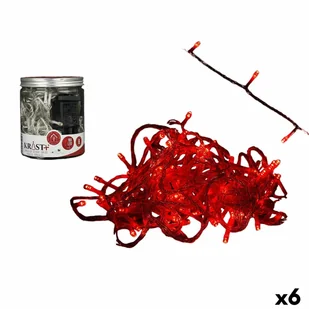 Lampki choinkowe LED czerwone 8 m 3,6 W (6 sztuk) - Oświetlenie świąteczne - miniaturka - grafika 1