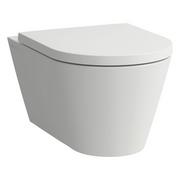 Miski WC - Laufen Kartell Toaleta WC 54,5x37 cm bez kołnierza biały mat H8203377570001 - miniaturka - grafika 1