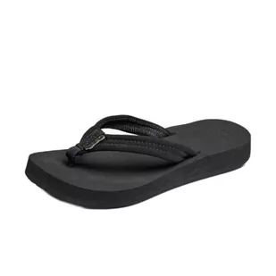Reef REEF CUSHION BREEZE damskie japonki, Czarny Black Black Bk2, 37.5 EU - Klapki i japonki damskie - miniaturka - grafika 1