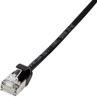 Kable miedziane - LogiLink Patchkabel CAT6A STP TPE SlimLine schwarz 2,0m CQ9053S - miniaturka - grafika 1