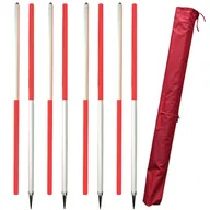 Sprzęt geodezyjny - Tyczki sygnalizacyjne 2m skręcane - zestaw - miniaturka - grafika 1