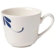 Filiżanki - Villeroy & Boch vieux Luxembourg brindille Mokka/Espresso filiżanka, naczynia z wysokiej jakości Premium w kolorze niebieskim, 100 ML, porcelana, biała, 8 x 8 x 6 cm 10-4207-1420 - miniaturka - grafika 1