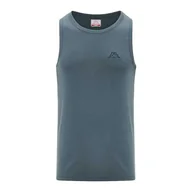 Koszulki męskie - Kappa Carsenac Tank Wygodna i stylowa koszulka techniczna kolor niebieski kobalt i niebieski Dk Denim, rozmiar 4XL - miniaturka - grafika 1