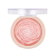 Rozświetlacze do twarzy i ciała - J.Cat You Glow Girl Baked Highlighter Wypiekany rozświetlacz do twarzy i ciała, 112 Crimson Gleam - miniaturka - grafika 1