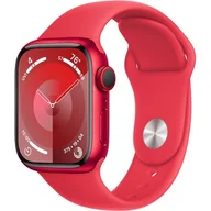 Smartwatch - Apple Watch 9 GPS + Cellular 41mm Aluminium Sport M/L Czerwony - miniaturka - grafika 1