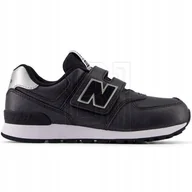 Sneakersy damskie - Buty New Balance sneakersy zapinane na rzep Jr PV574FM 29 - miniaturka - grafika 1
