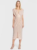 Sukienki - Rinascimento Sukienka koktajlowa CFC0110461003 Różowy Regular Fit - miniaturka - grafika 1