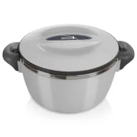 Kubki termiczne - Termos obiadowy stalowy termomisa na zupę lody szary TERMO 900 ml ORION 128520 - miniaturka - grafika 1