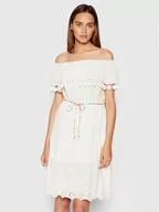 Sukienki - Rinascimento Sukienka letnia CFC0103455003 Biały Regular Fit - miniaturka - grafika 1