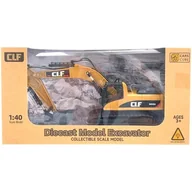 Samochody i pojazdy dla dzieci - ASKATO KOPARKA METALOWA NA BATERIE 20720 - miniaturka - grafika 1