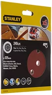 Materiały ścierne - Stanley KRĄŻEK ŚCIERNY 5 SZT 125 MM P240 STA32182 STA32182-XJ - miniaturka - grafika 1