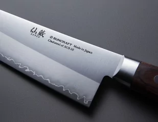 Nóż kuchenny Suncraft SENZO CLAD Bunka 165 mm [AS-12] - Noże kuchenne - miniaturka - grafika 4