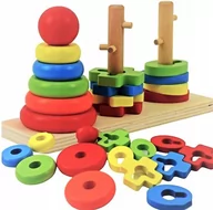 Zabawki sensoryczne - Lt296 Sorter Układanka Zręcznościowa Drewniana - miniaturka - grafika 1