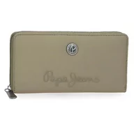 Portfele - Pepe Jeans Corin Portfel na karty Zielony 19,5x10x2 cms Poliester i PU by Joumma Bags, Zielony, Talla única, Portfel z wizytówką - miniaturka - grafika 1
