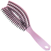 Szczotki i grzebienie do włosów - Szczotka do włosów Fox Flex Brush nylon&boar rose violet mat 1509359 - miniaturka - grafika 1