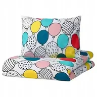 Pościel dla dzieci - IKEA BUSENKEL Pościel dziecięca 150x200 BALONIKI kolorowa - miniaturka - grafika 1