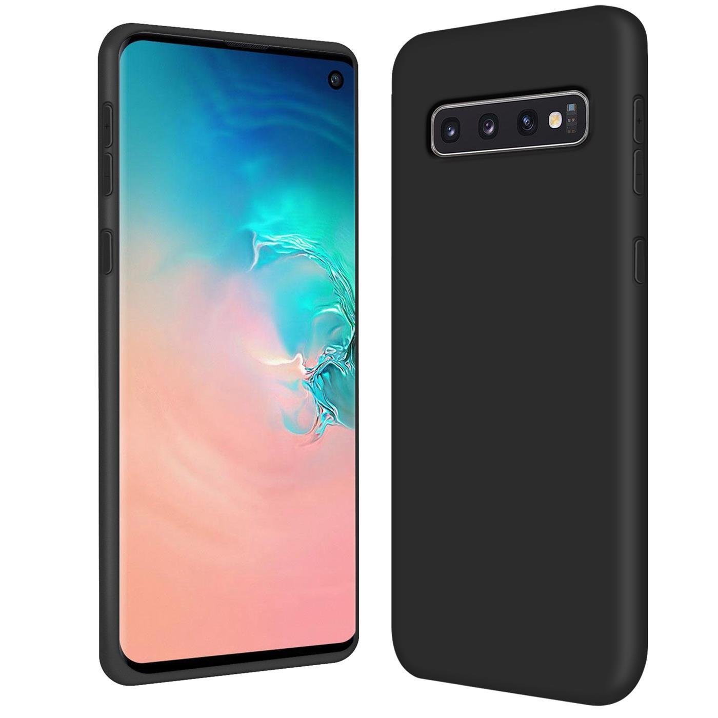 Etui na telefon Samsung Galaxy S10 silikonowo-żelowe etui ochronne na telefon komórkowy, czarne