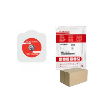 Elektrody pediatryczne dla dzieci EKG EK-S 40 PSG pianka żel stały 40mm x 36mm 50szt wielopak 30op - Meble i wyposażenie gabinetów medycznych - miniaturka - grafika 1