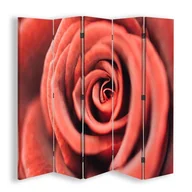 Parawany - Parawan pokojowy FEEBY, Kwiat róży, Dwustronny 180x170cm 5-częściowy - miniaturka - grafika 1