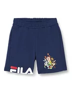 Spodenki damskie - Fila Chłopięce szorty Lebus, Średniowieczny niebieski, 98-104 - miniaturka - grafika 1