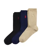 Skarpetki dla dzieci - Polo Ralph Lauren Zestaw 3 par wysokich skarpet dziecięcych 444979301001 Kolorowy - miniaturka - grafika 1